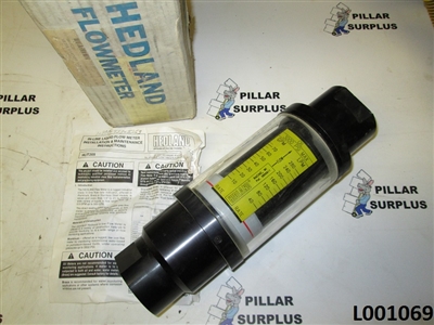 Hedland FlowMeter 1 1/4" High Temperature Aluminum VA Oil H801A-075-HT5-HT