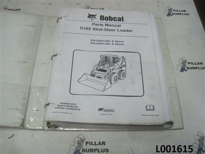 Bobcat S185 Skid Steer Loader Parts Manual