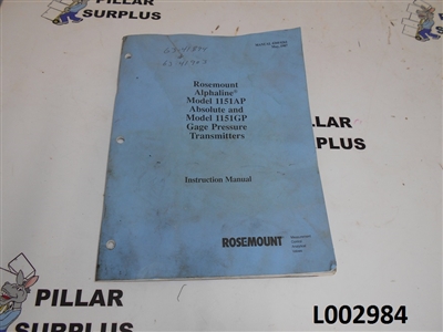 Rosemount Manual 4260/4261
