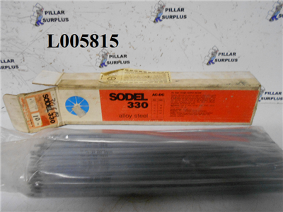 Sodel 330 1/8" Alloy Steel Welding Rods/Electrodes