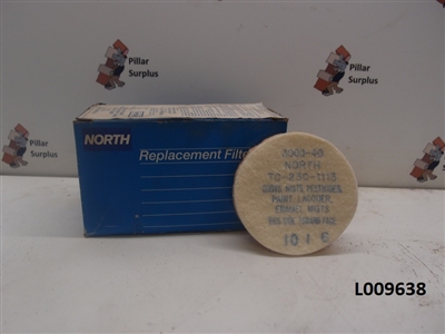 North Safety Equipment Replacement Filters (box of 10)