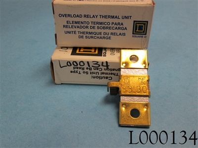 Square D Heater Thermal Overload Relay B3.30