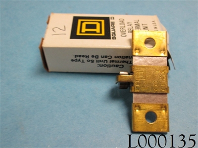 Square D Heater Thermal Overload Relay B4.85