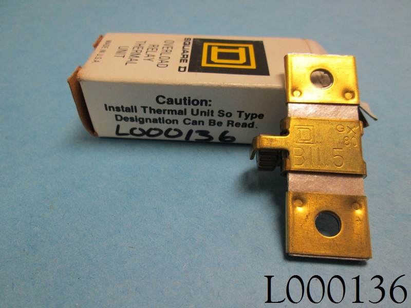 NEW IN BOX SQUARE D 1-B11.5 THERMAL UNIT 