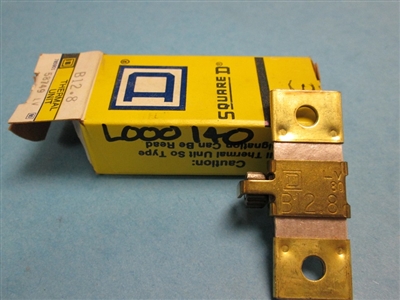 Square D Heater Thermal Overload Relay B12.8