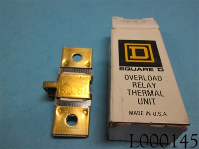 Square D Heater Thermal Overload Relay  B0.81