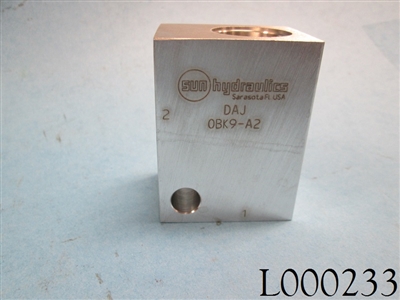 Sun Hydraulics Valve Block DAJ