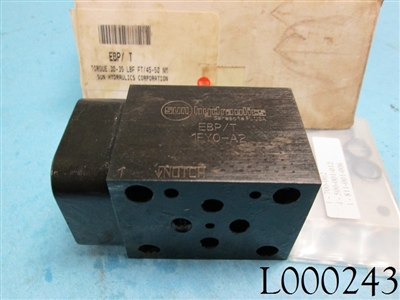 Sun Hydraulics Valve Block EBP/T