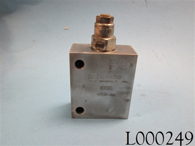 Sun Hydraulics Valve Block ECC and Sun Cartridge CBCA-LAN