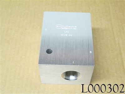 Sun Hydraulics Valve Block LAE