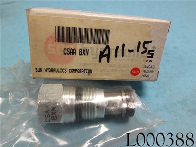 Sun Hydraulics Cartridge CSAA-BXN