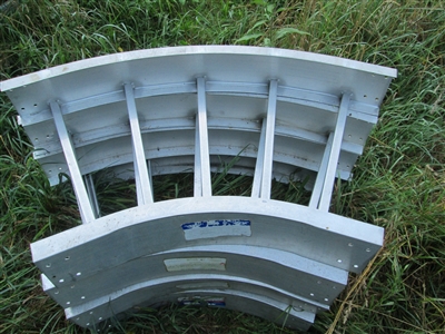 24" wide cable tray 45 degree angle adapter