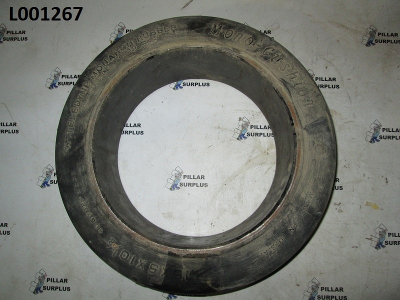 Teledyne Monarch Rubber Mono Cushion Forklift Tire 16x5x10 5