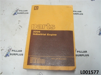 Caterpillar CAT 3306 Industrial Engine Parts Manual SEBP1200