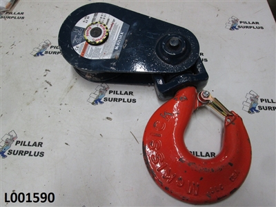 McKissick Lt Champion 418 4 Ton Single Sheave Hook Snatch Block 108065