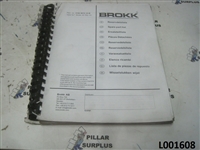 Brokk 40 Rev. A1 Spare Parts Manual 3136-8013-22B