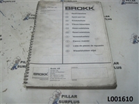 Brokk 920267 & 920272 Spare Parts Manual 3136-8011-87