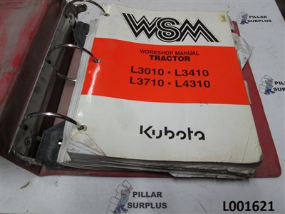 Kubota L3010, L3410, L3710, L4310 Tractor WorkShop Manual 97897-12190