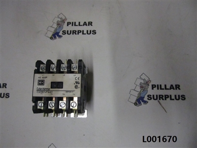 Eaton Cutler-Hammer 4P, 40A, 120V Definite Purpose Contactor C25ENF440A