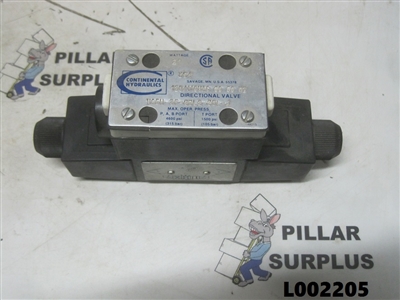 Continental Hydraulics 120/110VAC 60/50HZ  Directional Valve  VS5M-3F-GBL2-60L-J