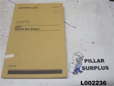 Genuine OEM Caterpillar CAT 3304 Natural Gas Engine Parts Book SEBP1257-03