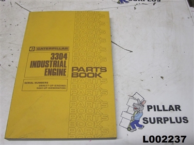 Genuine OEM Caterpillar CAT 3304 Industrial Engine Parts Manual SEBP1193