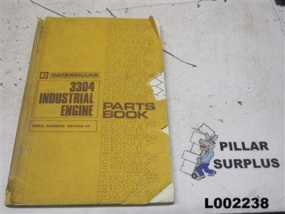 Genuine OEM Caterpillar CAT 3304 Industrial Engine Parts Manual SEBP1194
