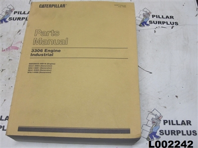 Genuine OEM Caterpillar CAT 3306 Industrial Engine Parts Manual SEBP1200-03