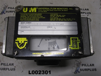 Universal Flow Monitors Flowmeter MH-CSB100LM-6-1000V.9-TTOWU