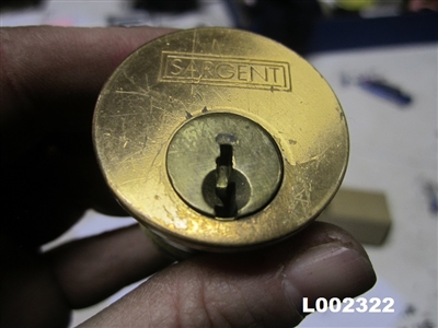 Best Lock Corp. Mortise Lock Cylinder w/2 keys 1E74