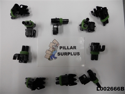 Delphi Automotive Weather Pack 2 Cavity Male Connector 12010501 (10 Pack)