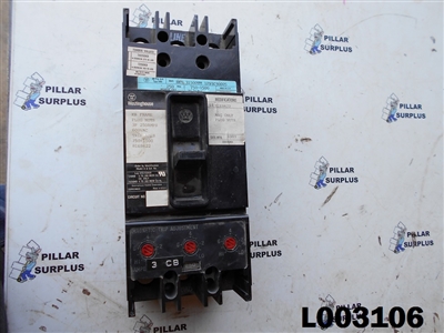 Westinghouse 3 Pole, 250Amp, 600VAC Circuit Breaker 81E8622