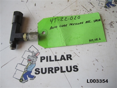 Auto-Lube Pressure Relief Valve