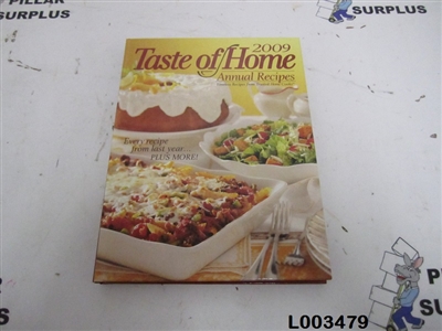 2009 Taste of Home Annual Recipes Cookbook