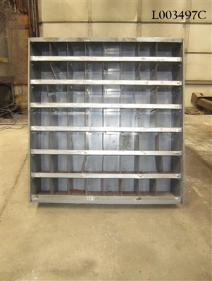 Steel 56 Hole Bolt Bin