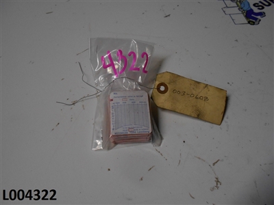 MotoMeter 7250 Leonber Diesel Engine Compression Tester Charts 98 NOS