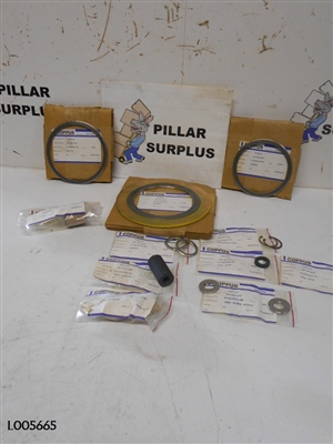 Coppus Seal Set Lot of Items Retaining Ring 4-017201-07, (2) Seal Ring 4-416145-00, Seal Block Washer 5-415941-00, Gasket 4-416140-00, Seal Sleeve 4-416142-01, Packing 4-313400-00, Gasket 4-416140-01, Gasket 4-416669-01