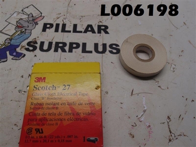 Scotch Glass Cloth Electrical Tape 27 - 1/2"x66'