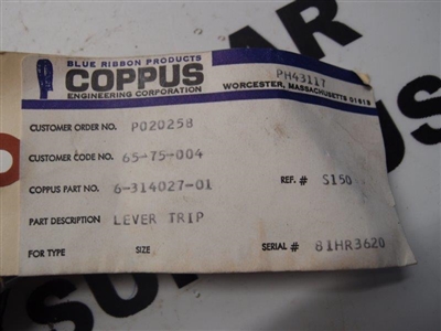 Coppus Lever Trip 6-314027-01