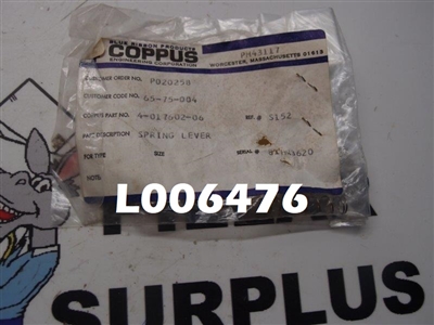Coppus Spring Lever 4-017602-06