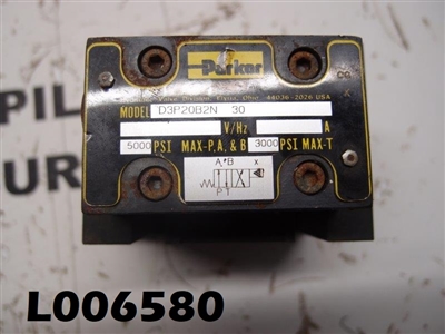 Parker Hydraulic Directional Control Valve D3P20B2N