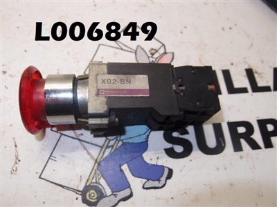 Telemecanique Red Illuminated Mushroom Pushbutton XB2.BN4231
