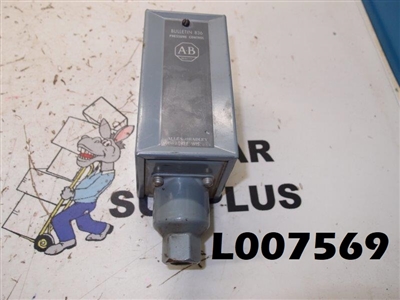 Allen Bradley Pressure Control Switch Bulletin 836, 836-C5