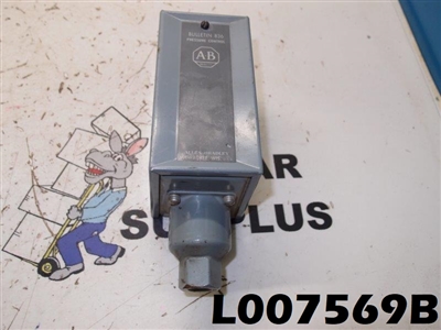 Allen Bradley Pressure Control Switch Bulletin 836, 836-C7X202