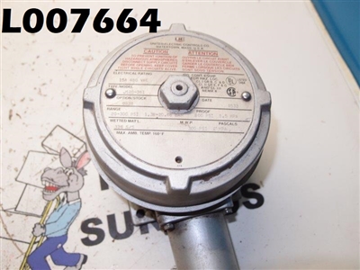 United Electric Controls Pressure Switch J120-361