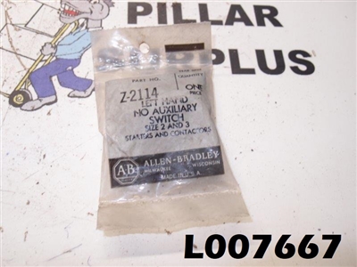 Allen Bradley Auxiliary Switch Z-2114