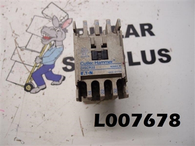 Eaton Cutler Hammer Contactor D15CR22