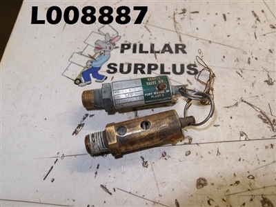 KUNKLE 1/4" BRASS SAFETY RELIEF VALVE 543-A01