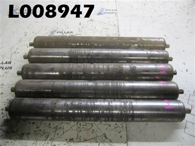CONVEYOR ROLLER STEEL 14.5" BETWEEN FRAME (LOT OF 5)