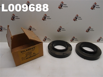 SCLAIRPIPE/DUPONT POLYETHYLENE STUB ENDS SERIES 80 86B41PS80E7